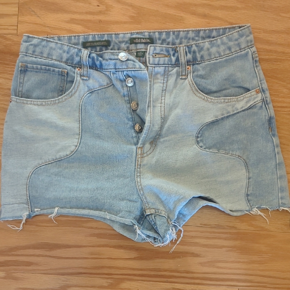 Wild Fable Faded Blue Jean Shorts